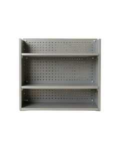 Ash Branch Empty Wall-Mounted Tool Organizer Panel - Gray (synthetic illustration; no displayed measurements)