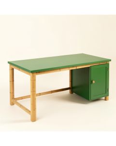 Bay Crossing Empty Workshop Workbench - Green (synthetic illustration; no displayed measurements)