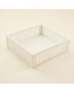Dawn Arc Empty Under-Desk Cable Tray (synthetic illustration; no displayed measurements)