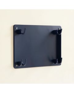 Slate Crest Empty Wall-Mounted Tool Organizer Panel - Navy (synthetic illustration; no displayed measurements)