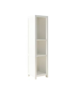Stone Crest Narrow Cubby Tower - White (synthetic illustration; no displayed measurements)