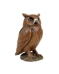 Gravitt Barn Wings Looking Up Owl Statue