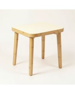 Hazel Crest Compact Balcony Table - Cream (synthetic illustration; no displayed measurements)