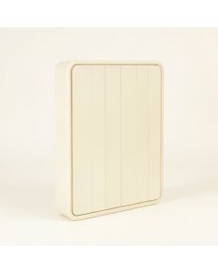 Holly Canyon Narrow Outdoor Storage Bench - Cream (synthetic illustration; no displayed measurements)