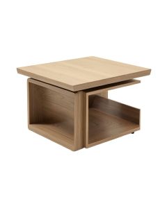 Bjorn Wheel Coffee Table With Storage (synthetic illustration; no displayed measurements)