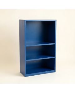 Linden Bridge Freestanding Bookcase - Blue (synthetic illustration; no displayed measurements)