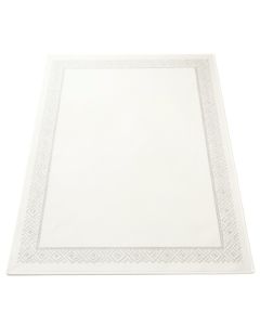 Olive Bridge Rectangular Area Rug - White (synthetic illustration; no displayed measurements)