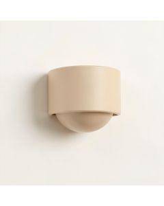 Willow Brook Wall Sconce Mounted On A Plain Wall - Beige (synthetic illustration; no displayed measurements)