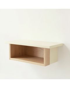 Laurel Crossing Wall-Mounted Shelf - Cream (synthetic illustration; no displayed measurements)