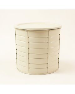 Briar Crossing Closed Garden Compost Bin - Ivory (synthetic illustration; no displayed measurements)