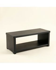 Shore Branch Narrow Outdoor Storage Bench - Black (synthetic illustration; no displayed measurements)