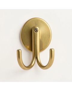 Brass Triple Wall Mounted Robe Hook (synthetic illustration; no displayed measurements)
