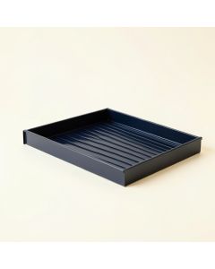 Willow Falls Empty Under-Desk Cable Tray - Navy (synthetic illustration; no displayed measurements)