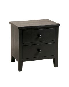 Vale Bluff Nightstand - Black (synthetic illustration; no displayed measurements)