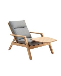 Alvah 78.70 '' Long Reclining Single Chaise With Cushion And Table