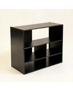 Dune Crossing Desktop Shelving Unit - Black (synthetic illustration; no displayed measurements)