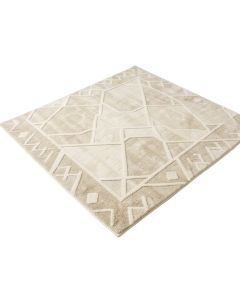 Calion Geometric Cream Area Rug