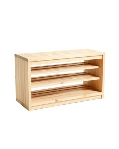 Ash Brook Shoe Storage Bench - Beige (synthetic illustration; no displayed measurements)