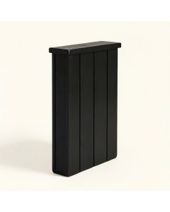 Cliff Canyon Narrow Outdoor Storage Bench - Black (synthetic illustration; no displayed measurements)