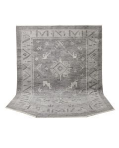 Rodeo Virden Bohemian Eclectic Tribal Aztec Power Loom Gray Rug (synthetic illustration; no displayed measurements)