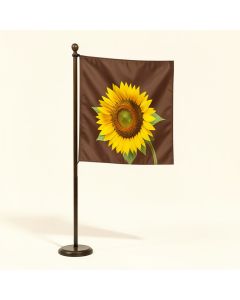Welcome Sunflowers Garden Flag (synthetic illustration; no displayed measurements)