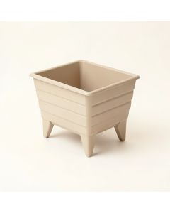 Hill Crest Empty Raised Planter - Beige (synthetic illustration; no displayed measurements)
