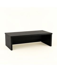 Wren Bridge Desktop Monitor Riser - Black (synthetic illustration; no displayed measurements)