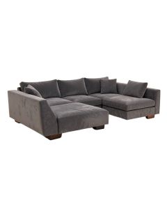 Thach 108 '' Wide Velvet Sofa & Chaise