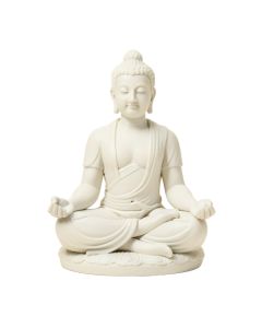 Asleigh Eastern Enlightenment Abhaya Mudra Buddha Shakyamuni Sitting In Meditation Figurine (synthetic illustration; no displayed measurements)