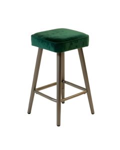 Nanci Velvet/Metal 26 '' Bar Stool