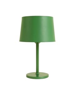Holly Arc Table Lamp With A Plain Fabric Shade
