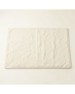 Summit Crest Bath Mat - Ivory (synthetic illustration; no displayed measurements)