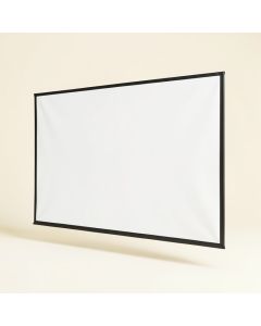 3D Movie White 100 '' Portable Projection Screen (synthetic illustration; no displayed measurements)