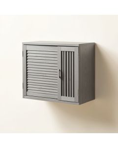 Fern Edge Wall-Mounted Entry Cabinet - Gray (synthetic illustration; no displayed measurements)