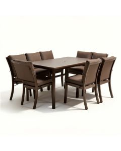 Casita 5 Pc Set With Cushion Dining Set , Brown (synthetic illustration; no displayed measurements)