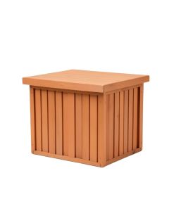 Lake Bend Closed Outdoor Storage Box - Terracotta