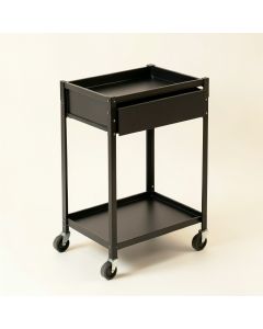 Lake Dale Empty Rolling Workshop Cart - Black (synthetic illustration; no displayed measurements)