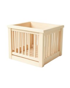 Stone Brook Empty Furniture-Style Litter Enclosure - Ivory (synthetic illustration; no displayed measurements)