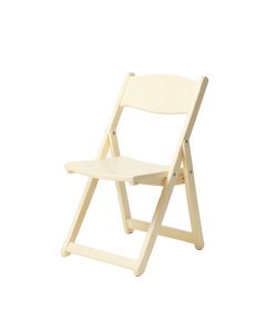Elm Branch Folding Outdoor Chair - Cream (synthetic illustration; no displayed measurements)