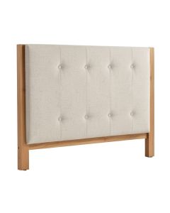 Nail Button Border Upholstered Panel Headboard