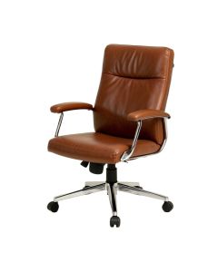 Dandor Genuine Leather Conference Chair (synthetic illustration; no displayed measurements)