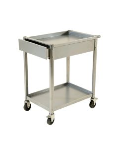 Holly Bluff Empty Rolling Workshop Cart - Gray