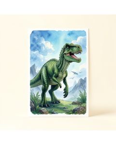 Maney Watercolor Dinosaurs Jurassic Wall Sticker (synthetic illustration; no displayed measurements)