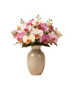Dancing Lady Liquid Illusion Orchids Centerpiece In Vase