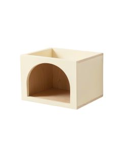 Willow Crest Wall-Mounted Cat Perch - Cream (synthetic illustration; no displayed measurements)