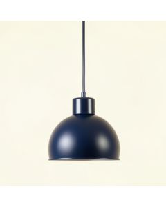 Harbor Arc Pendant Light Suspended From One Plain Cable (synthetic illustration; no displayed measurements)