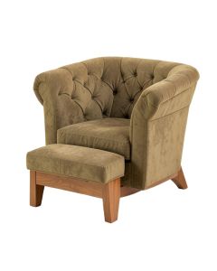 Alida 29.52 '' Wide Tufted Lounge Chair And Ottoman