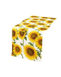 Geoff Sunflowers Print Table Runner