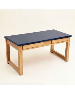 River Branch Empty Workshop Workbench - Navy (synthetic illustration; no displayed measurements)