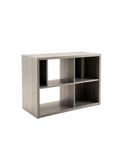 Birch Edge Desktop Shelving Unit - Gray